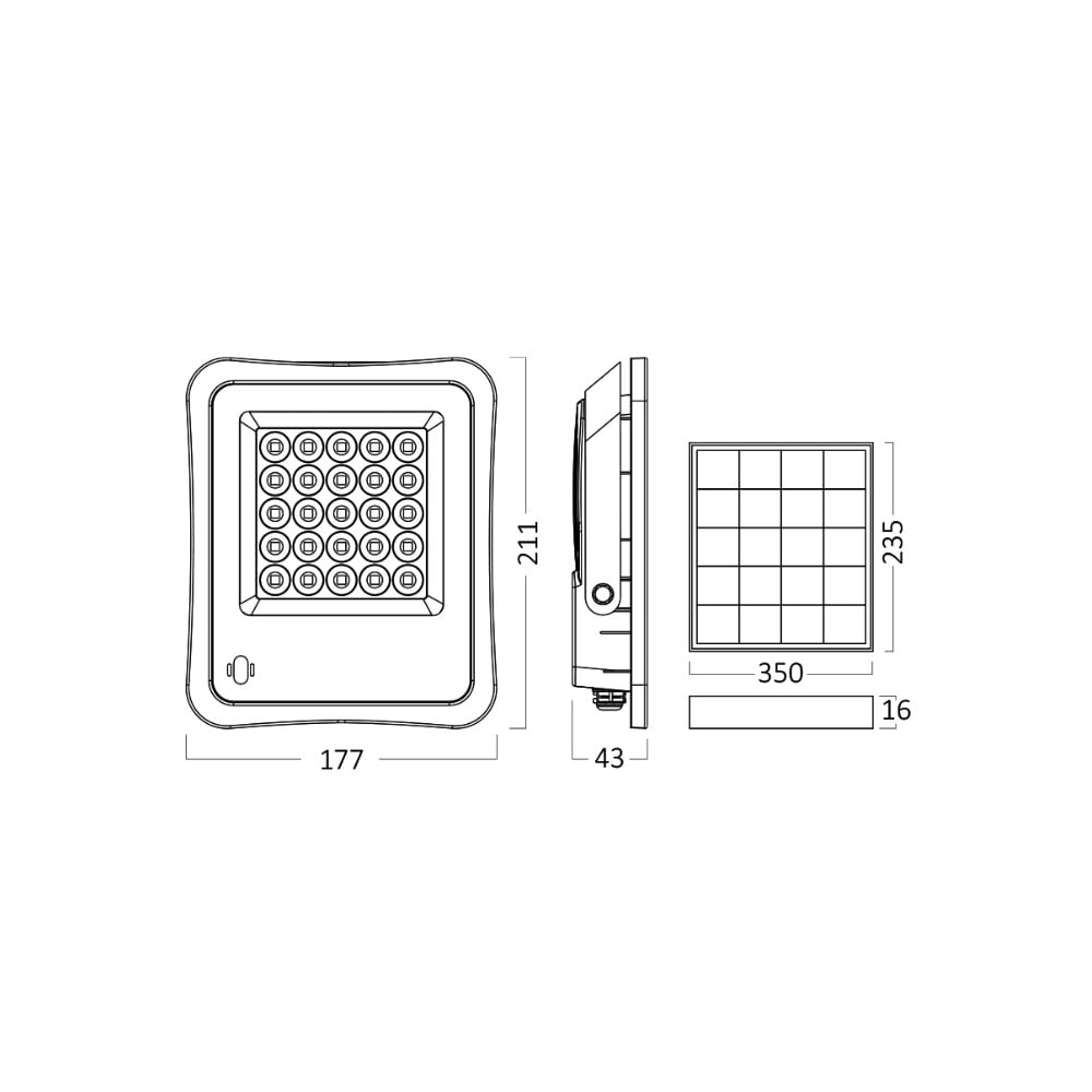 Reflector LED cu panou solar, 100W, 900 lm, lumina rece (6500K), dimabil, cu telecomanda, Braytron