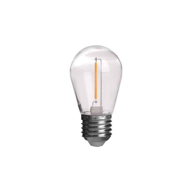 Set 5 becuri LED Vintage Masterled, 1W(10W), E27, 60 lm, lumina calda (2700K), clasa energetica G