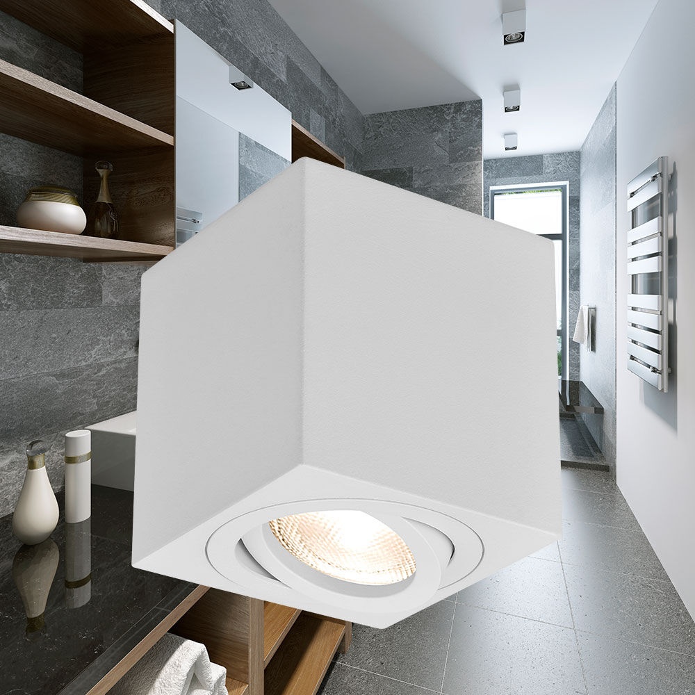 Spot aplicat GU10 Gama, aluminiu, alb, IP20, Braytron - imagine 2