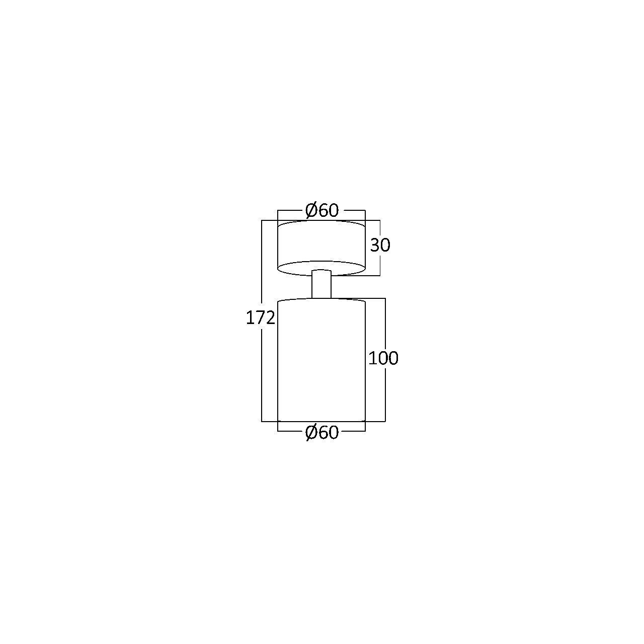 Spot Beta BH04-00711, orientabil, 1xGU10, negru, IP20, Braytron