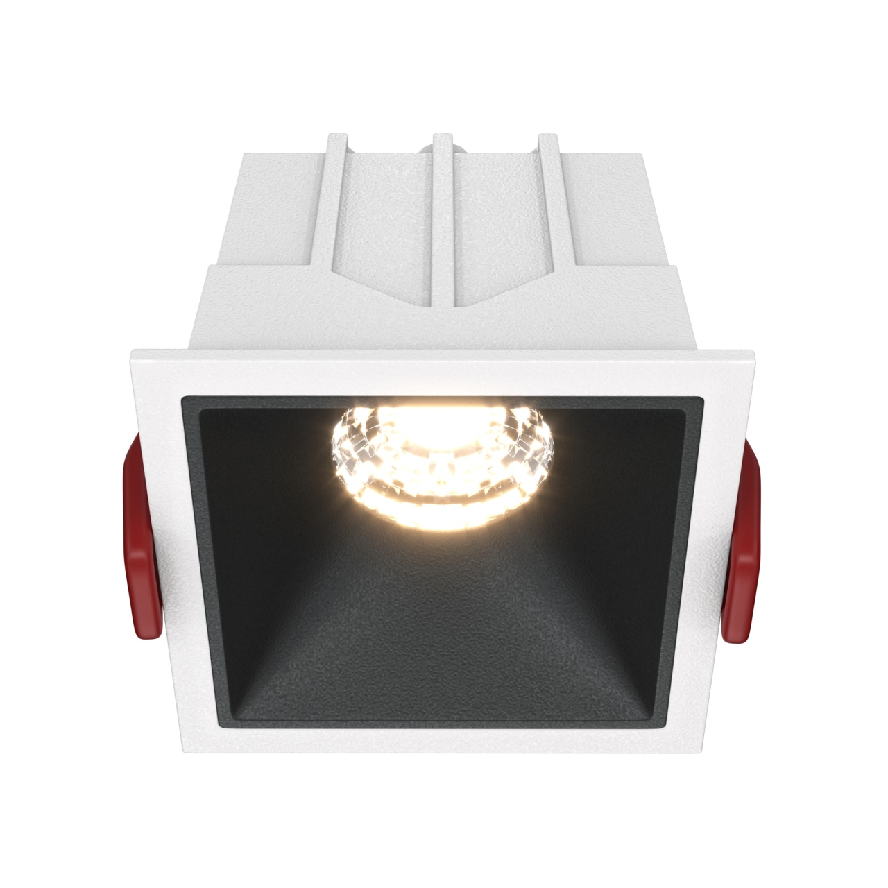 Spot LED 10W Incastrat, Dimabil, Maytoni, 450lm, Lumina Calda (3000K), Alb+Negru