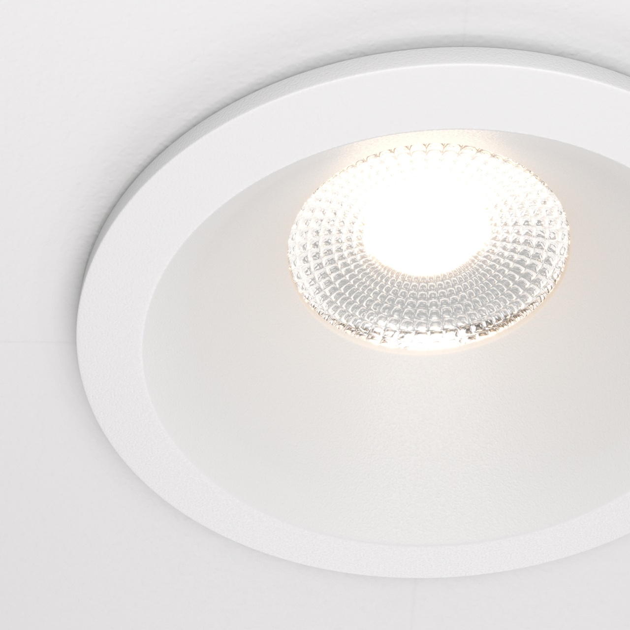 Spot LED 12W Incastrat, Maytoni, 1040lm, Lumina Neutra (4000K), Alb - 1 | YEO