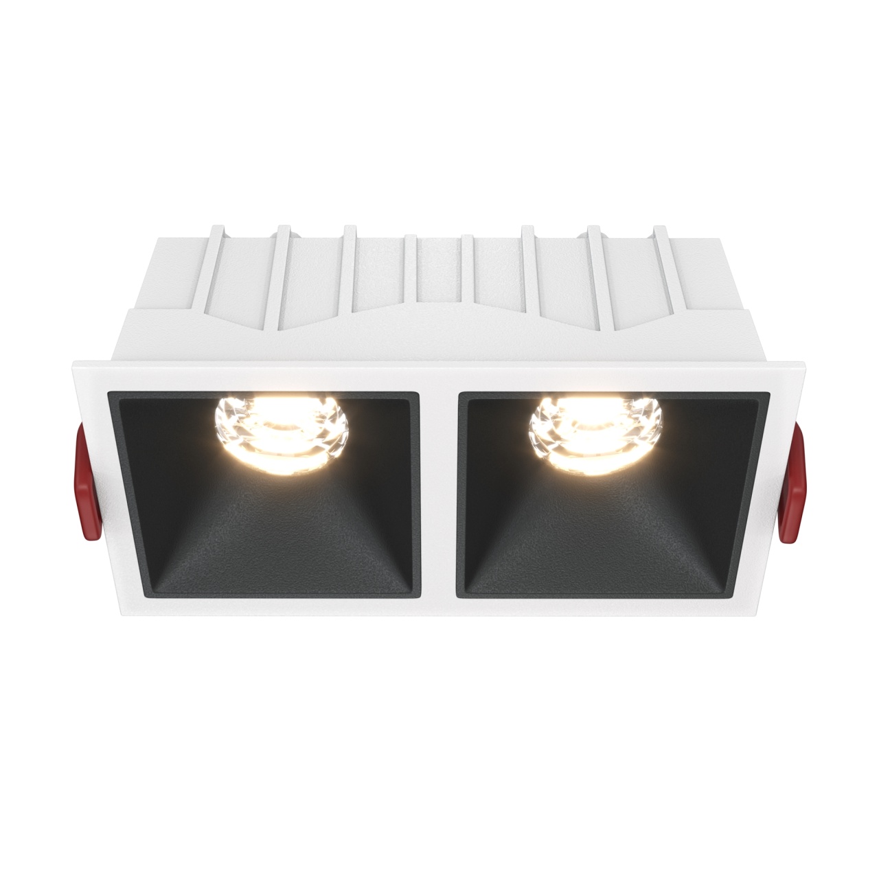 Spot LED 20W Incastrat, Maytoni, 900lm, Lumina Calda (3000K), Alb+Negru