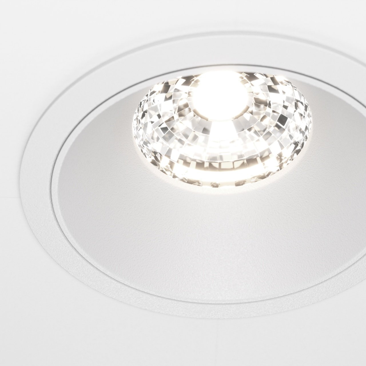 Spot LED Alfa DL043-01-15W4K-D-RD-W, dimabil, 15W, 1250lm, lumina neutra, IP20, alb, Maytoni - 1 | YEO