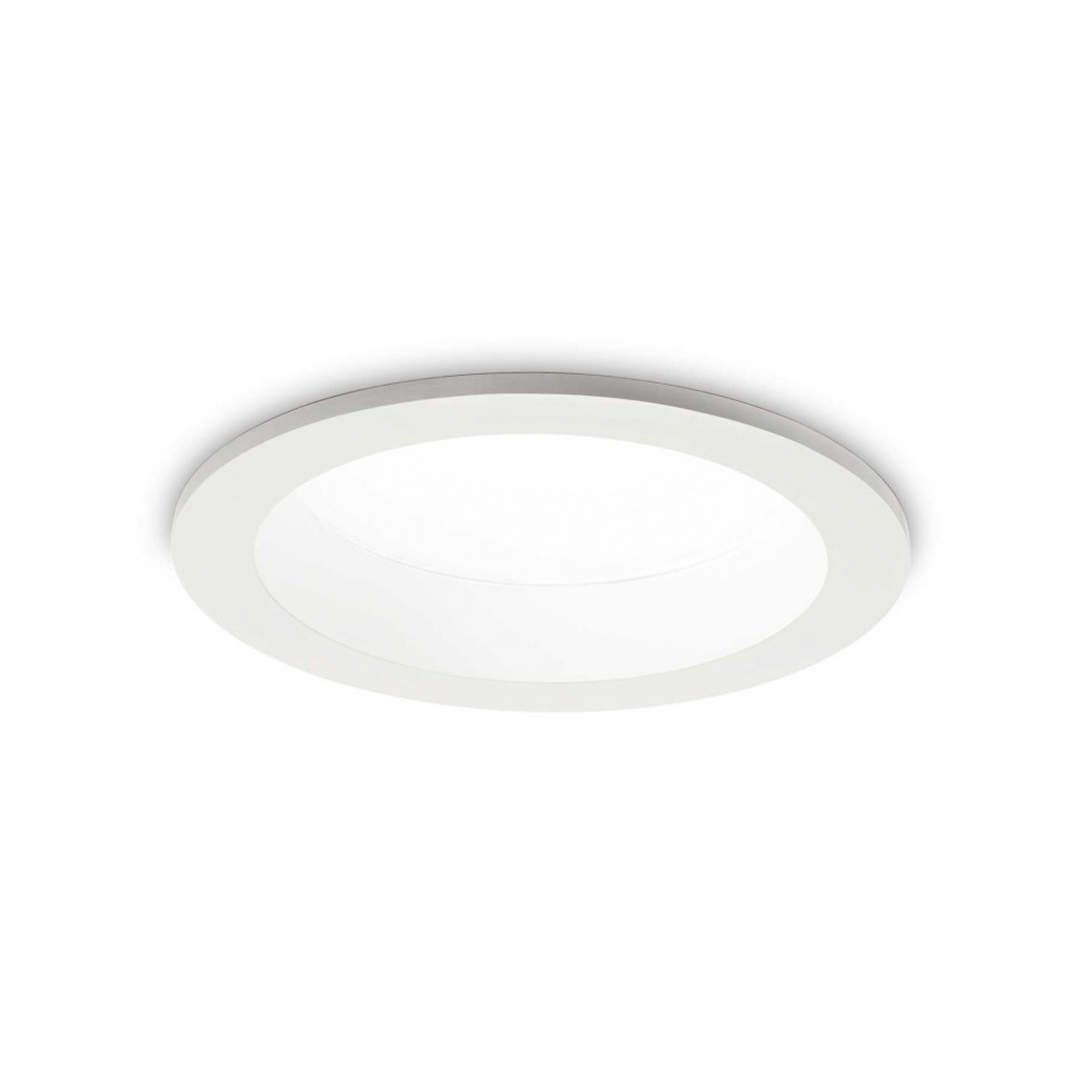 Spot LED Basic Fi Wide 193540, 30W, 2900lm, lumina calda, IP20, alb, Ideal Lux