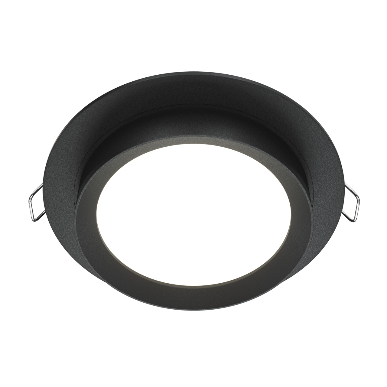 Spot LED incastrat Hoop, 1xGX53, diametru 11cm, aluminiu, IP20, negru, Maytoni