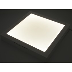 Spot LED LPLB21W243, patrat, 24W, 1850lm, lumina calda, IP20, alb, Panasonic