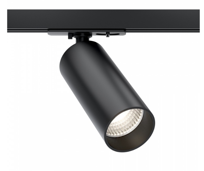 Spot LED pe Sina, 12W, Maytoni Focus, 900lm, Lumina Calda (3000 K), Negru - 1 | YEO