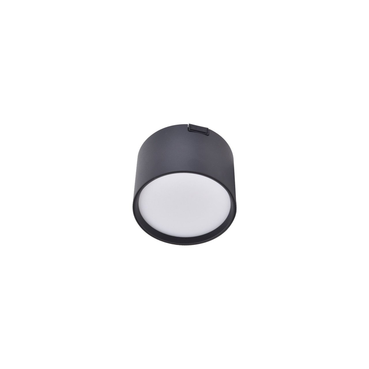 Spot LED pentru sina magnetica slim, rotund, 8W, lumina neutra(4000 K), negru, Klausen