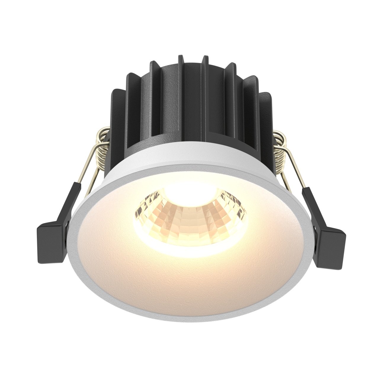 Spot LED Round DL058-12W3K-W, incastrat, 12W, 880lm, lumina calda, IP20, alb, Maytoni