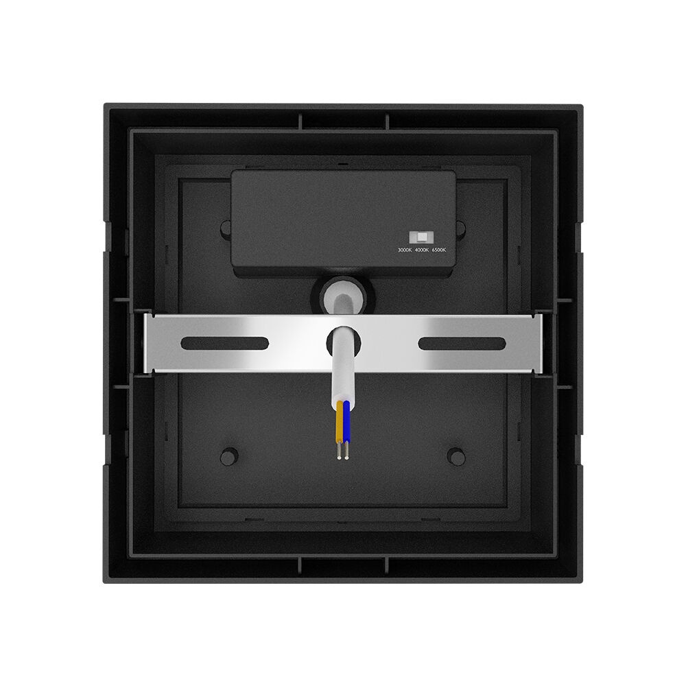 Stalp LED pentru exterior patrat, 15W, 1450lm, lumina calda/neutra/rece, negru, Braytron - 3 | YEO