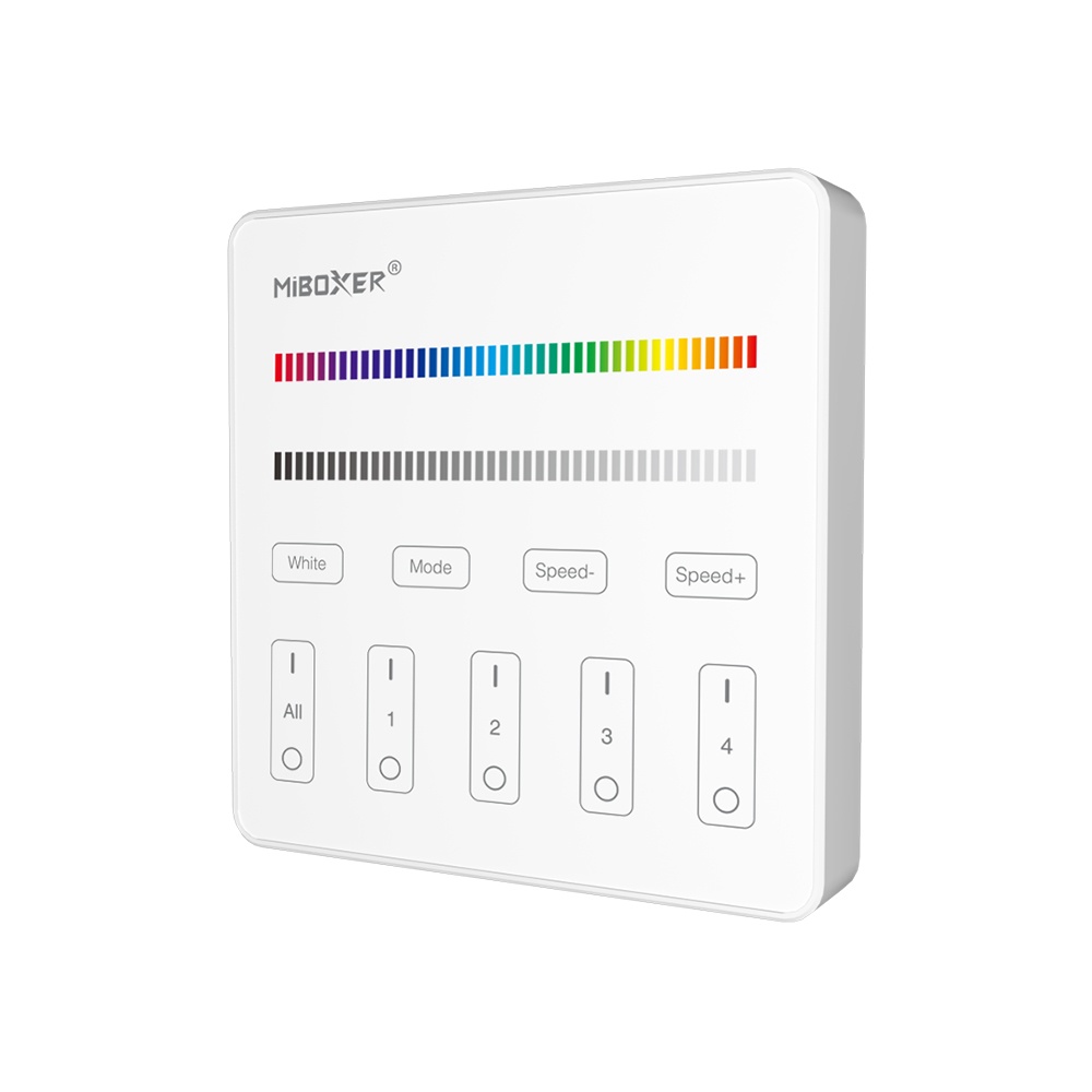 Telecomanda panou RGBW 4 zone, alba, Miboxer Milight - imagine 7