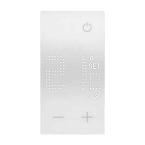 Termostat electronic de camera, 230V, 2 module, alb, Bticino Living Now - Imagine 2