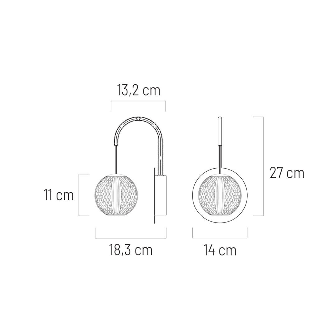 Aplica LED Esmond KL141013, 5.5W, 240lm, lumina calda, IP20, transparenta+crom, Klausen - 3 | YEO