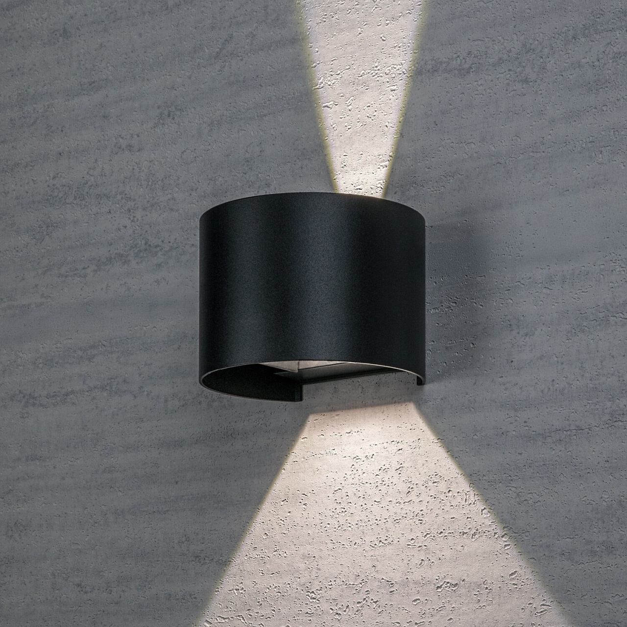Aplica LED exterior Virna, 5W, 420 lm, lumina calda/neutra/rece, IP54, neagra, Rabalux - Imagine 2