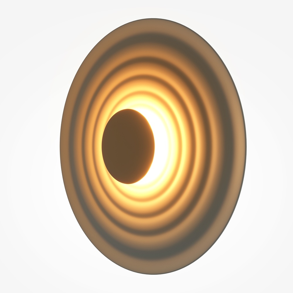 Aplica LED Nami 6W, lumina calda (2700 K), neagra, Maytoni - imagine 4