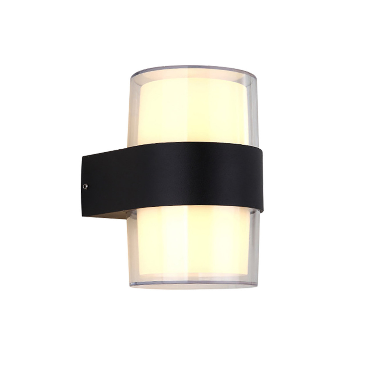 Aplica LED pentru exterior Radiance KL121035, 12W, 900lm, lumina neutra, IP65, neagra, Klausen