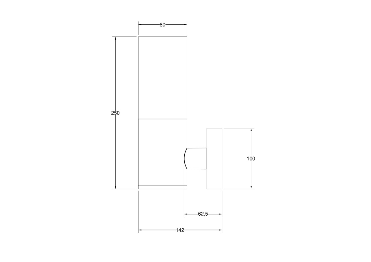 Aplica pentru exterior Willis O418WL-01B, 1xE27, neagra, IP54, Maytoni