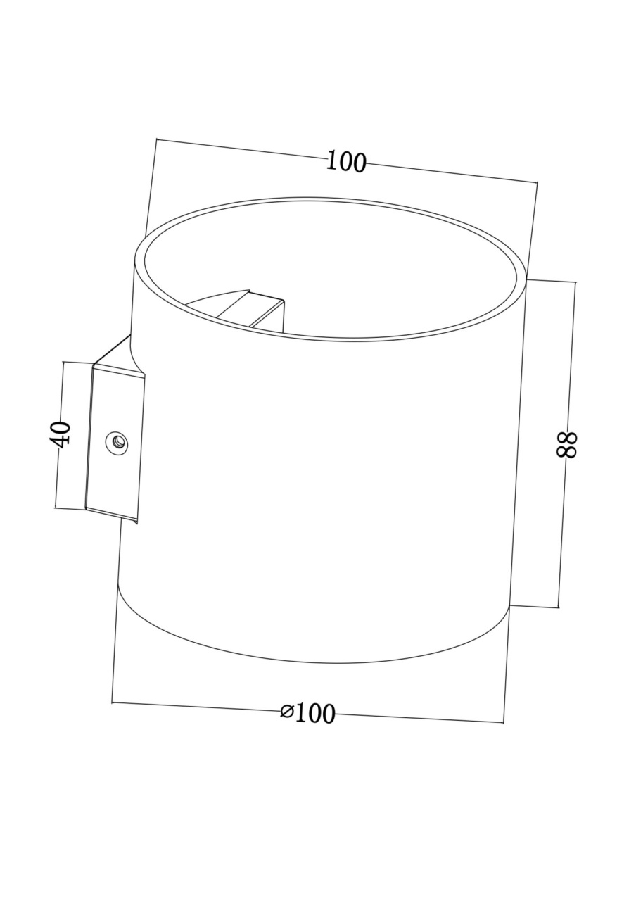 Aplica Rond C066WL-01W, 1xG9, alba, IP20, Maytoni