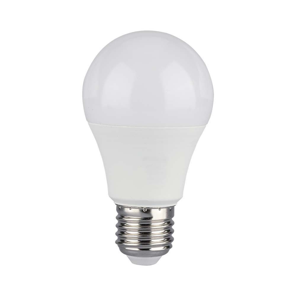 Bec LED 10.5W(75W) V-TAC, A60, E27, 1055 lm, lumina neutra (4000 K), clasa energetica F