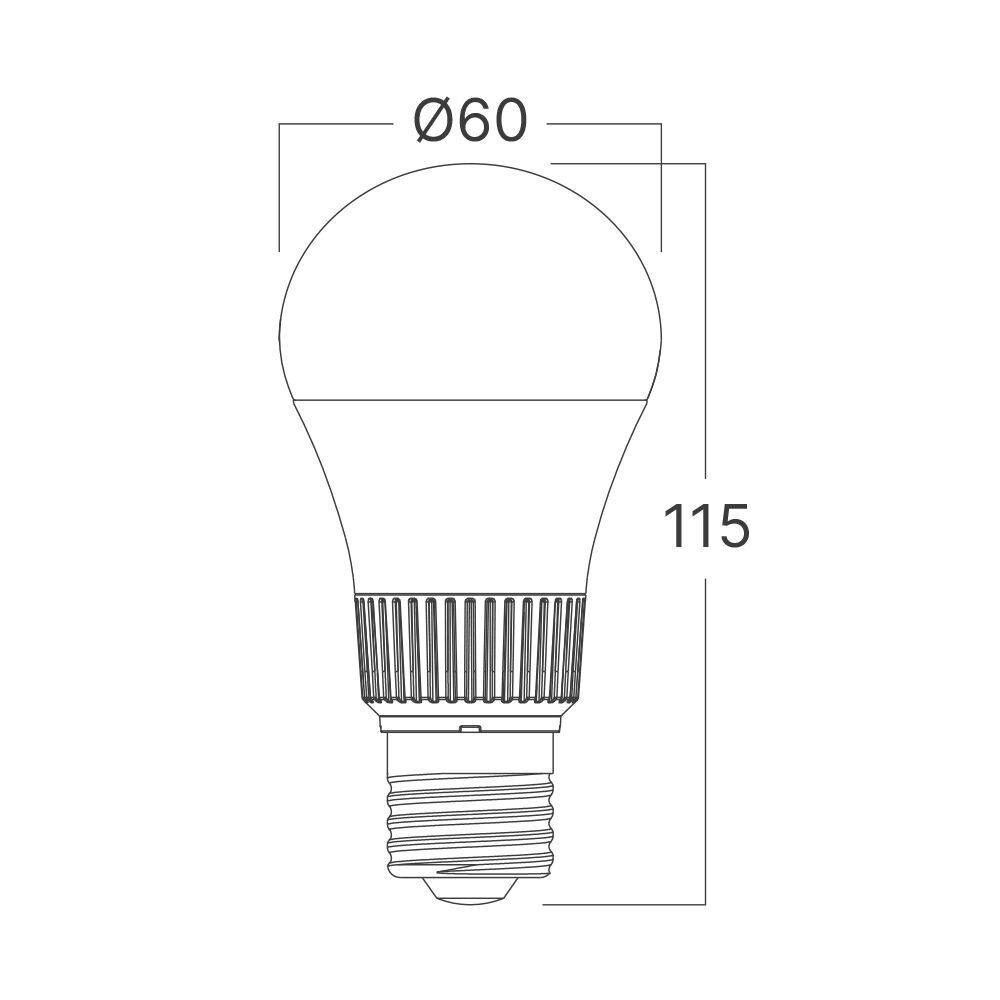 Bec LED A60, E27, 10.5W(80W), 1160lm, lumina calda/neutra/rece, IP20, Braytron - 2 | YEO