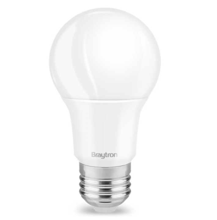 Bec LED Braytron, 18W(125W), A60, E27, 1600 lm, lumina calda (3000K), clasa energetica F