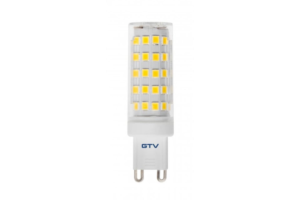 Bec LED GTV, G9, 6.5W(48W), 600 lm, lumina calda (3000K), clasa energetica F