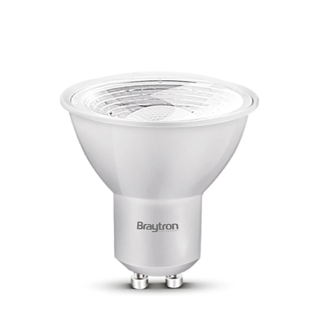 Bec led GU10 5W (50W) Braytron, 38 grade, 380 lm, lumina neutra(4000K), clasa energetica F