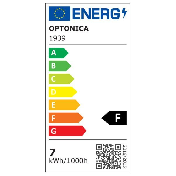 Bec LED GU10 Optonica, 7W(40W), 560 lm, lumina neutra (4500K), semiclar, clasa energetica F