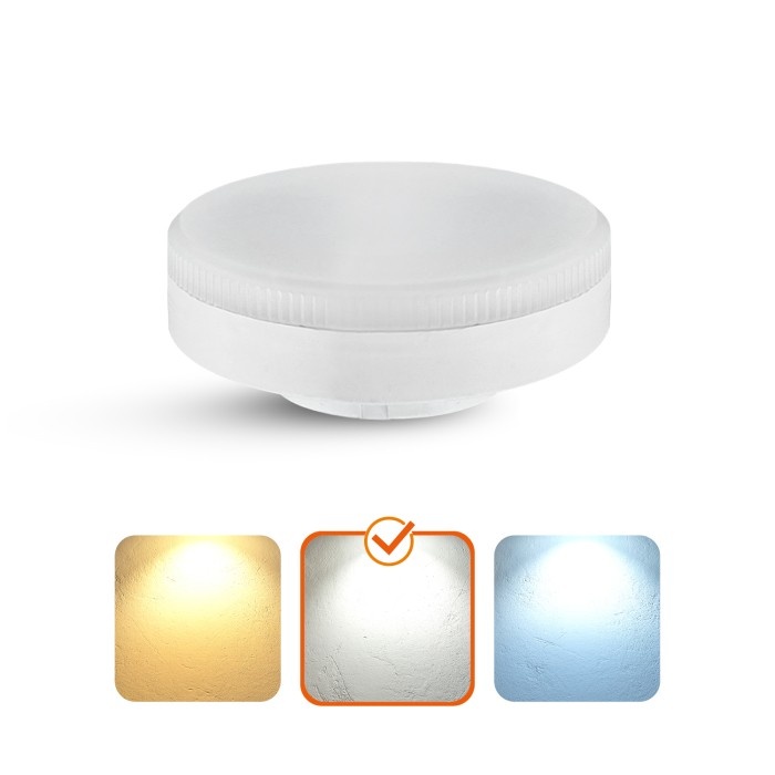 Bec LED GX53, 13W, 1265lm, lumina calda (3000 K), Kobi - imagine 3