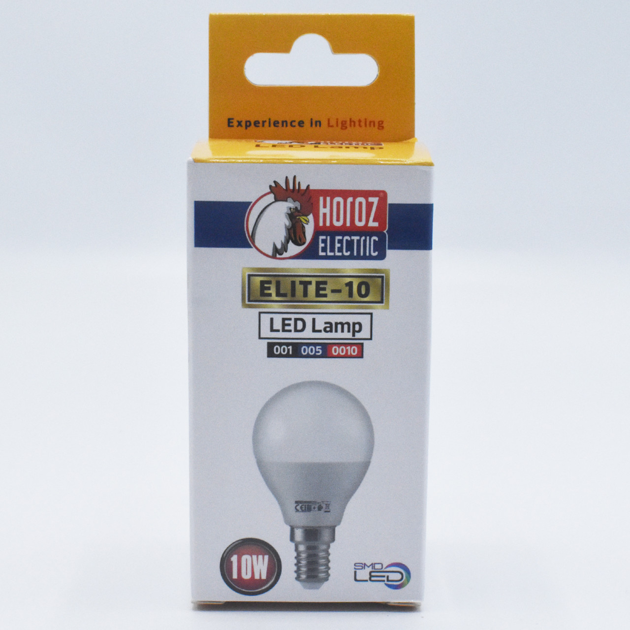 Bec LED sferic 10W(90W) Horoz Electric, E14, 1000 lm, lumina calda (3000K), clasa energetica F - 2 | YEO