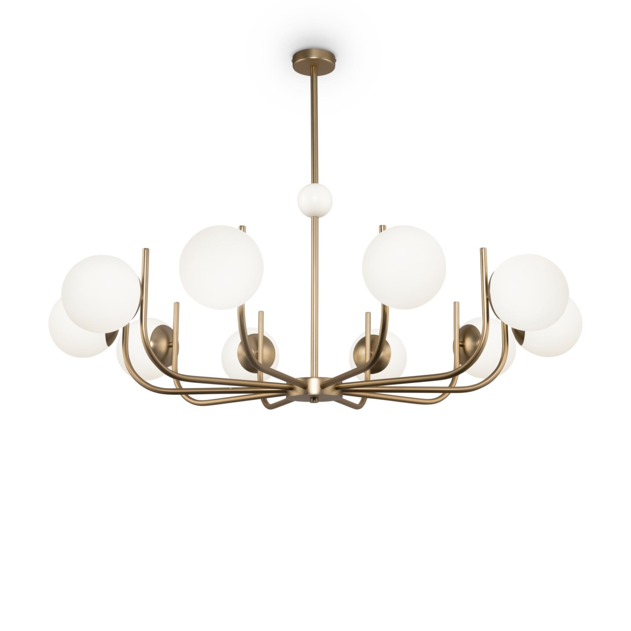 Candelabru Rendez-Vous MOD109PL-10BS, 10xE14, arama+alb, IP20, Maytoni