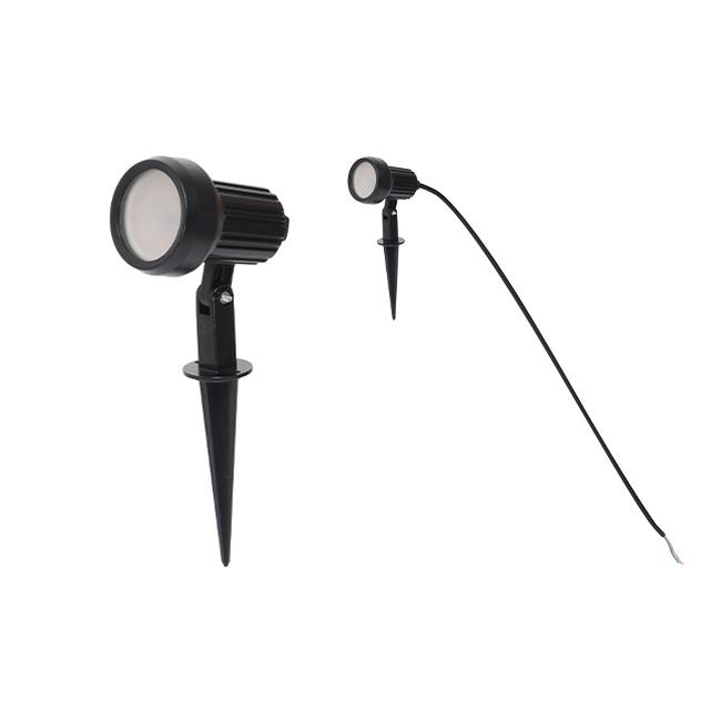 Corp LED de gradina Spike, 1xGU10, cablu 1m, IP65, negru, Masterled