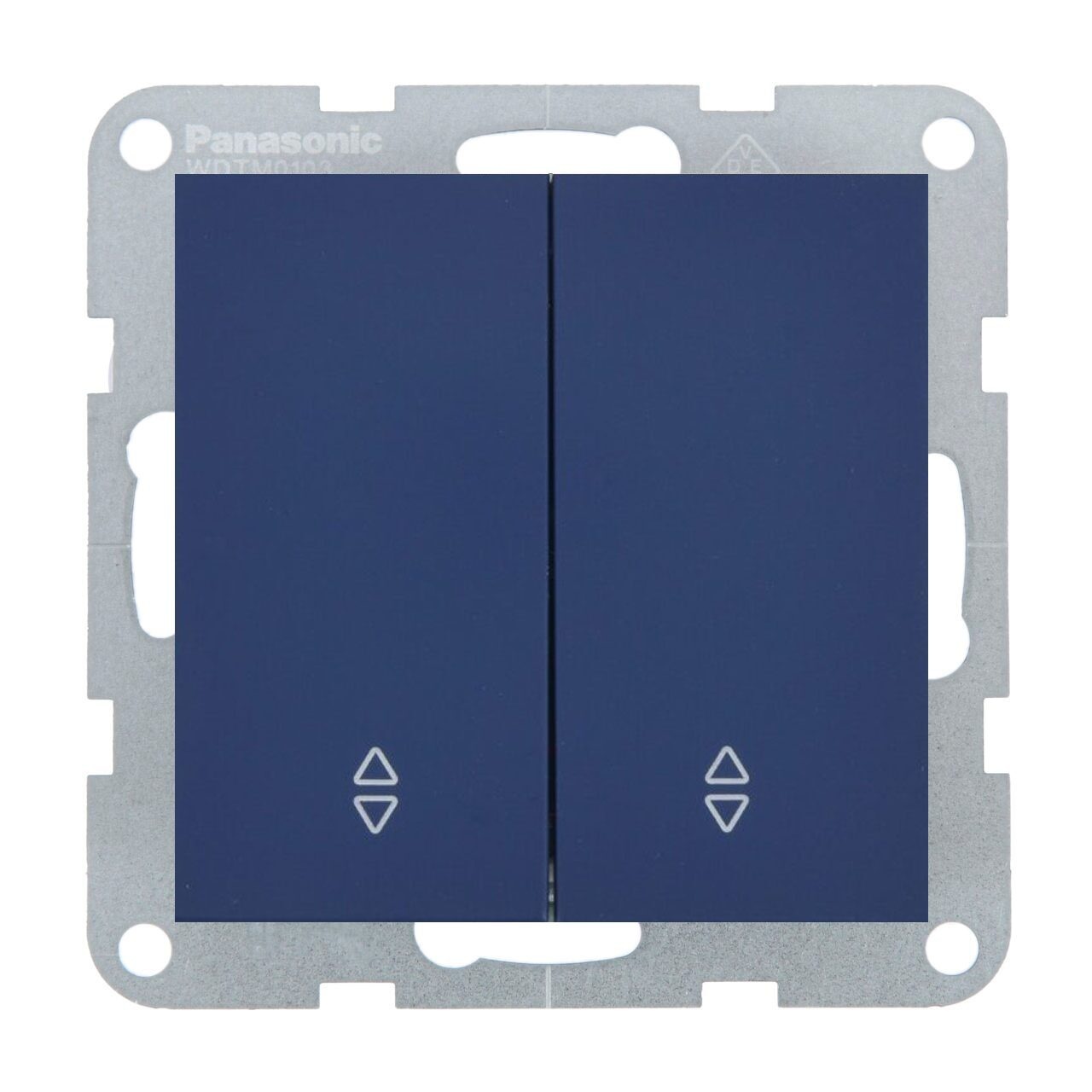 Intrerupator dublu cap scara 10A, IP20, Ocean, Panasonic Karre Plus 55 Soft Touch