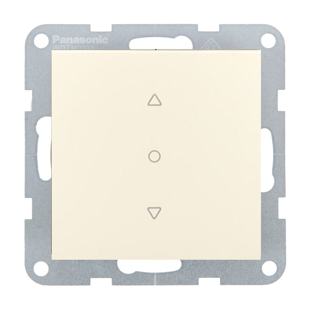 Intrerupator jaluzele 10A, IP20, Bej, Panasonic Karre Plus 55