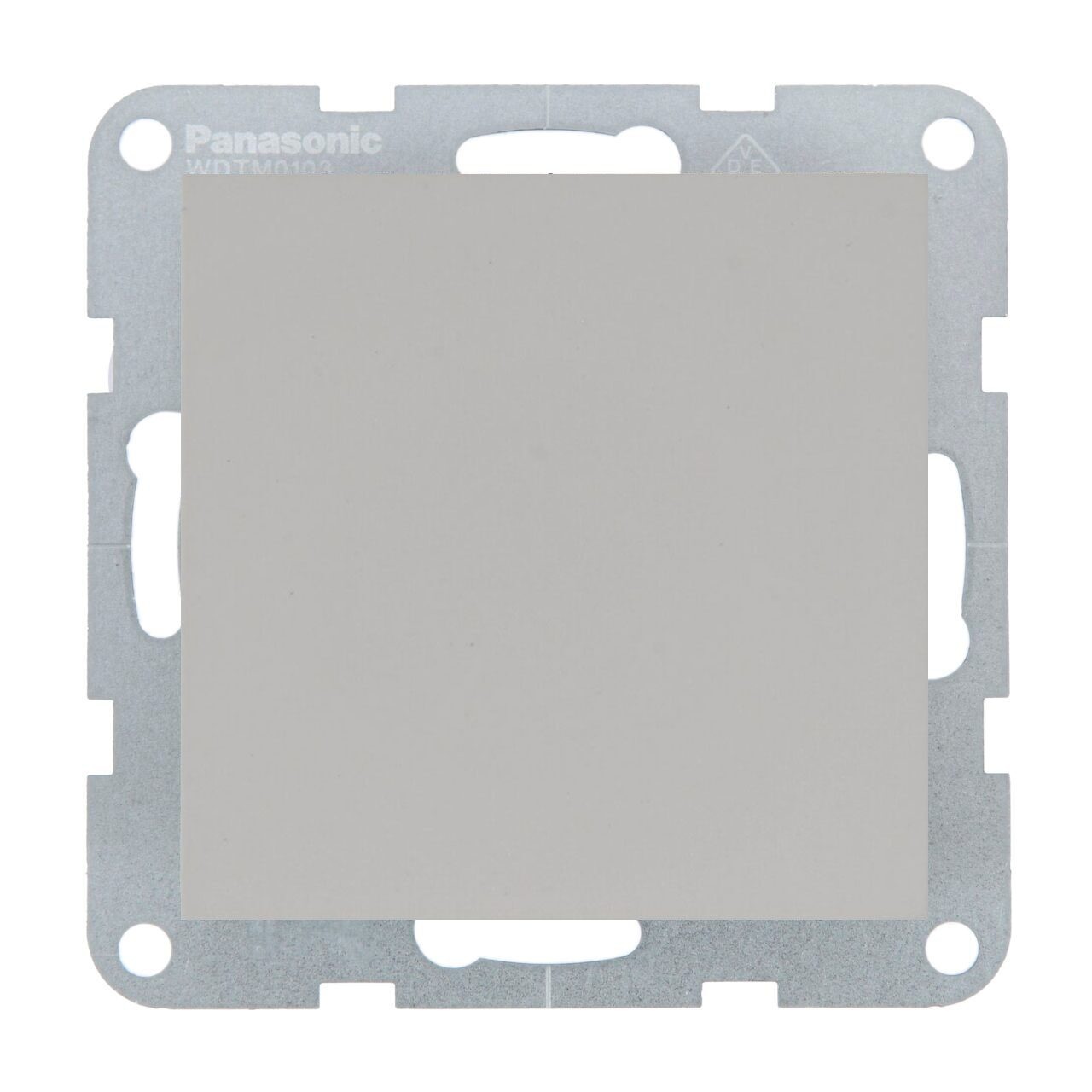 Intrerupator simplu 10A, IP20, Sandstone, Panasonic Karre Plus 55 Soft Touch