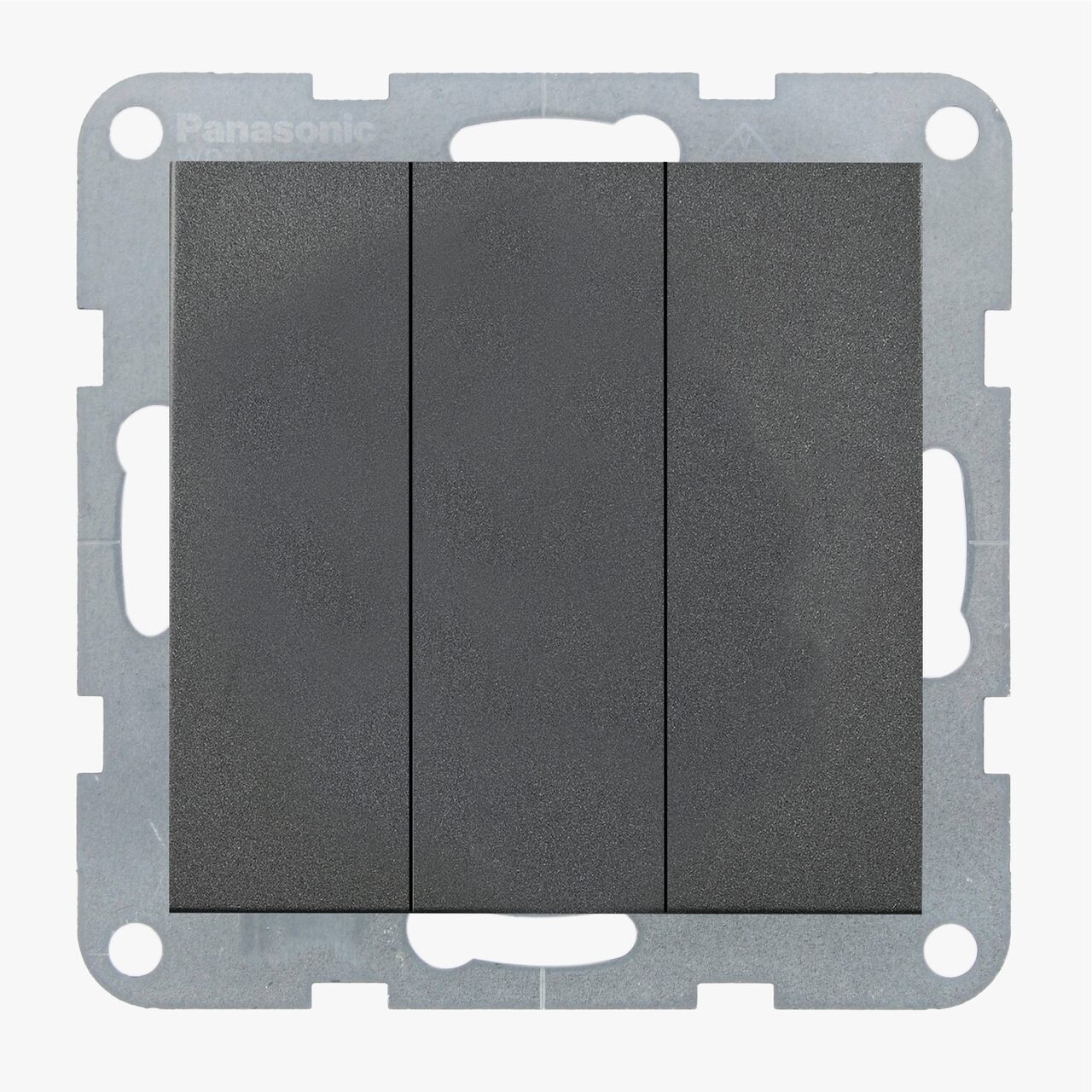 Intrerupator triplu 10A, IP20, Grafit, Panasonic Karre Plus 55