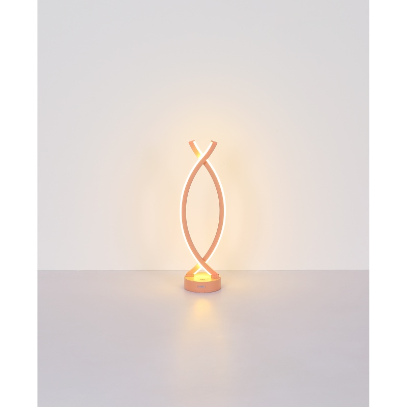 Lampa de birou LED Hela 58457P, reincarcabila, 1W, 70 lm, lumina calda, peach fuzz - imagine 7