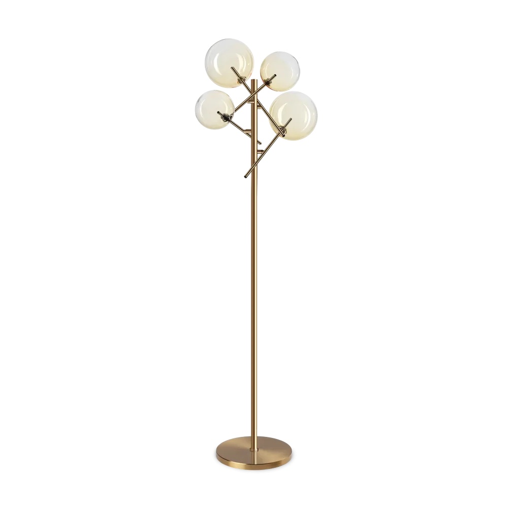 Lampadar Equinoxe 1xG4, ambra, Ideal Lux