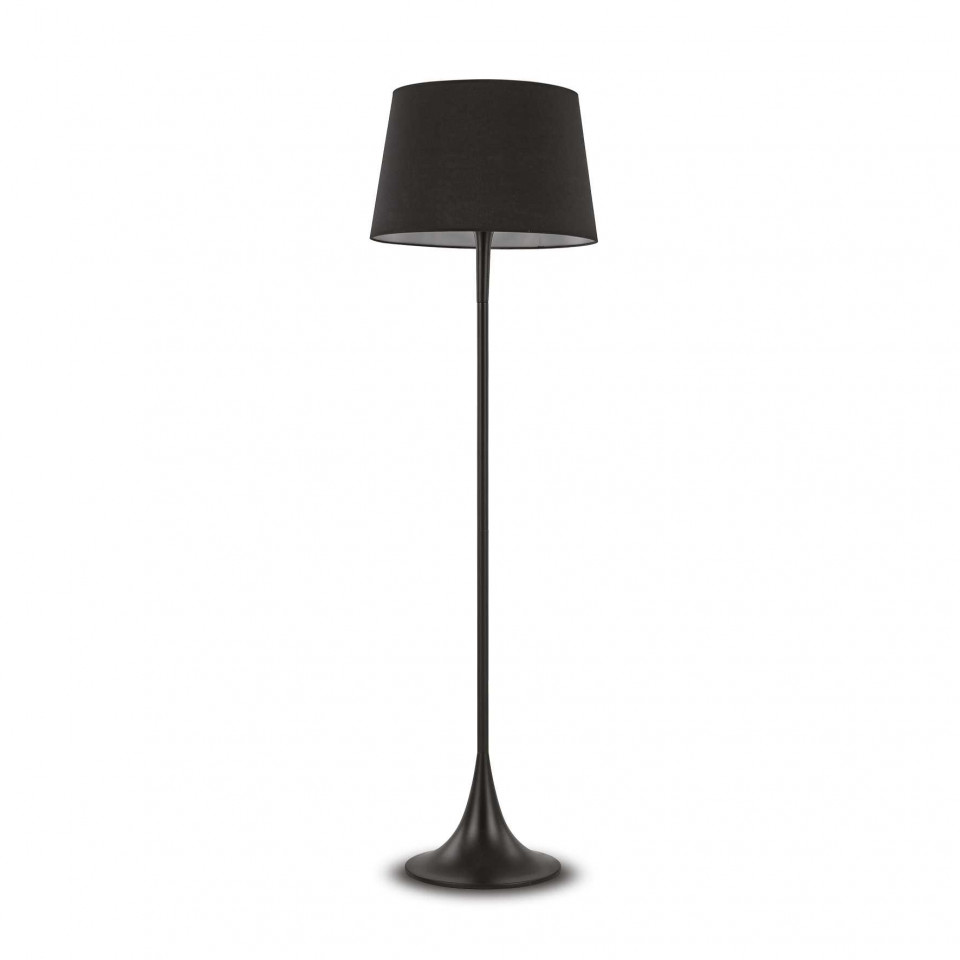 Lampadar London 110240, cu intrerupator, 1xE27, negru, IP20, Ideal Lux