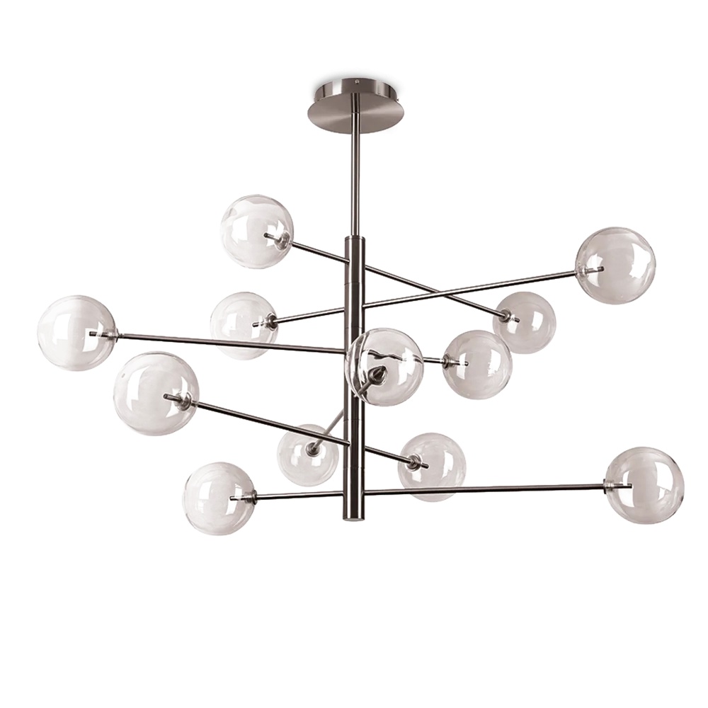 Lustra Equinoxe 12xG4, Ø1281mm, fumurie, Ideal Lux