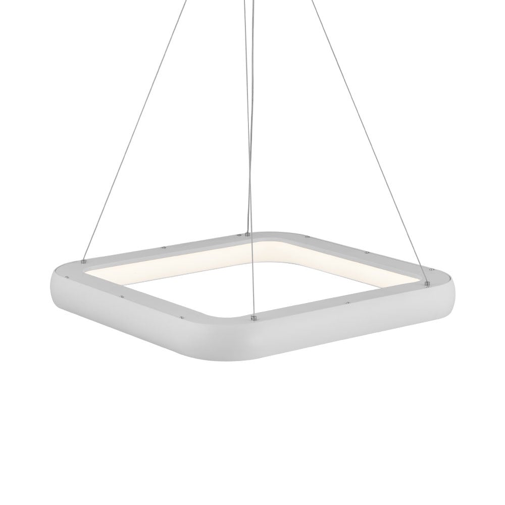 Lustra LED Bella BR-BH17-03980, patrata, 46W, 5200lm, lumina calda+neutra+rece, IP20, alba, Braytron - 2 | YEO