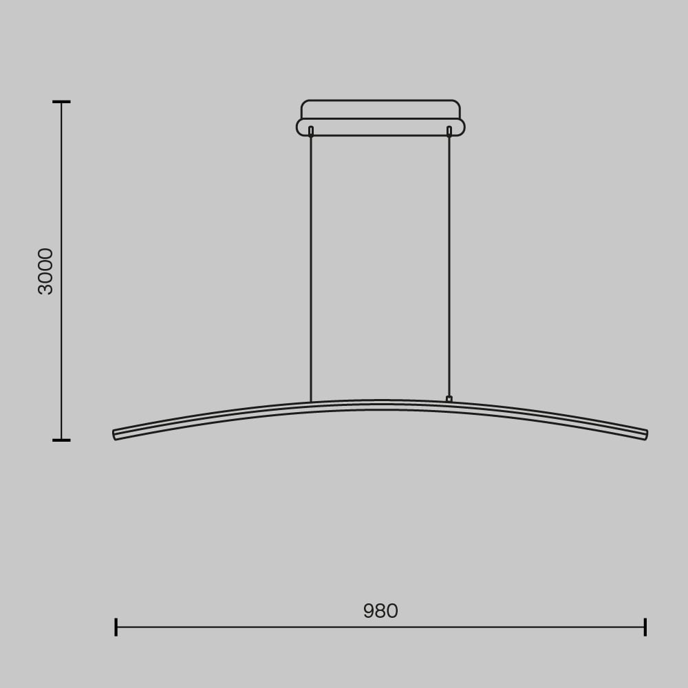 Lustra LED Light Reflection MOD243PL-L18BSK, 15W, 800lm, lumina calda, IP20, aurie, Maytoni