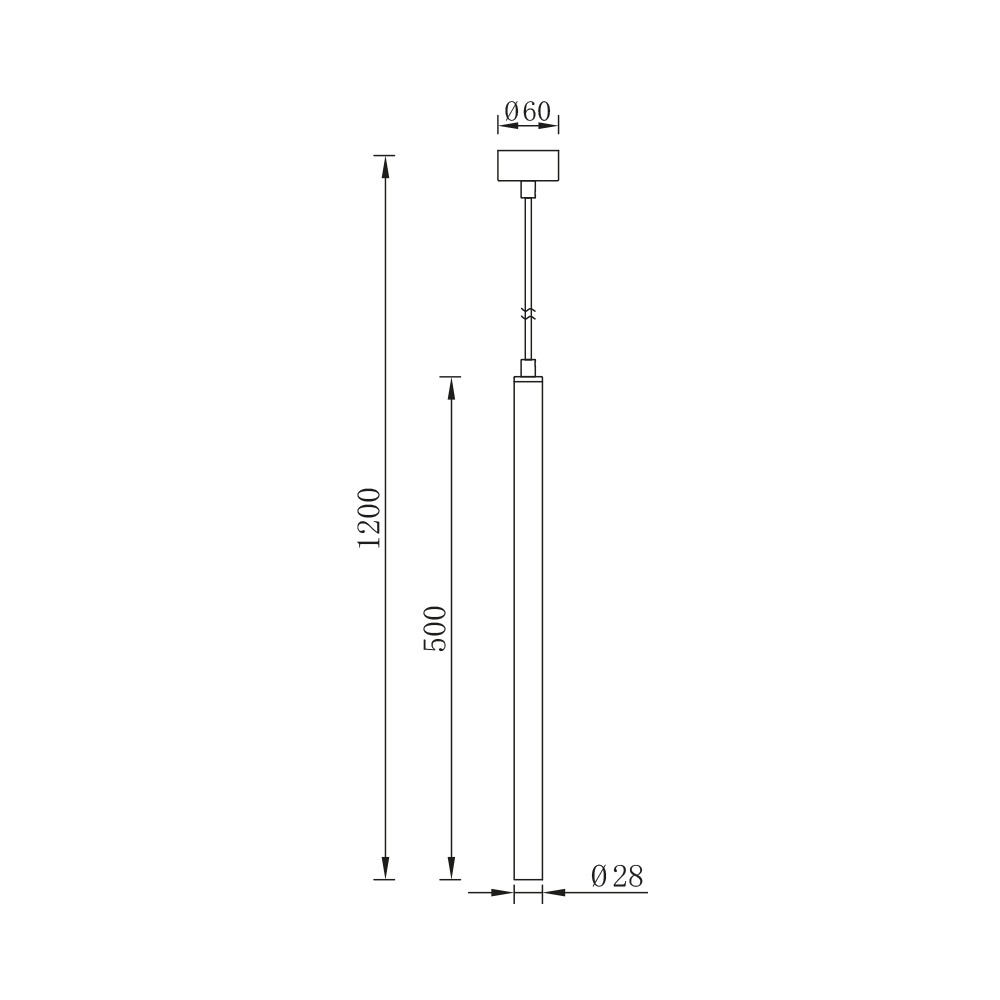 Pendul BR-BV04-00070, 1xE27, negru, IP20, Braytron