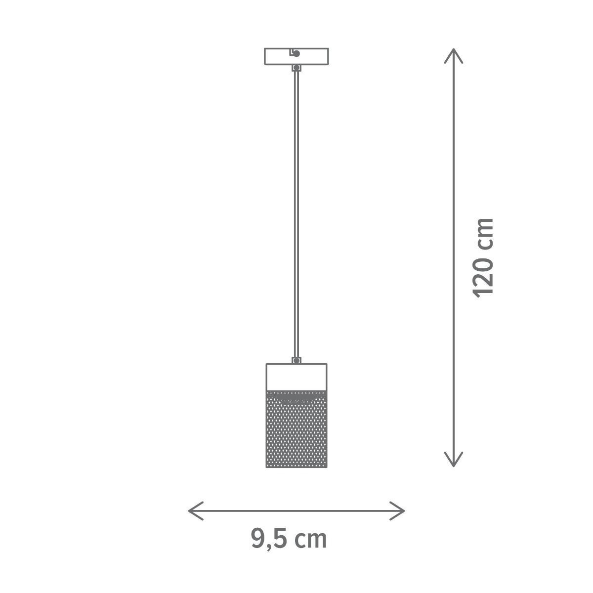 Pendul Obscur SP1, E27, negru, Klausen