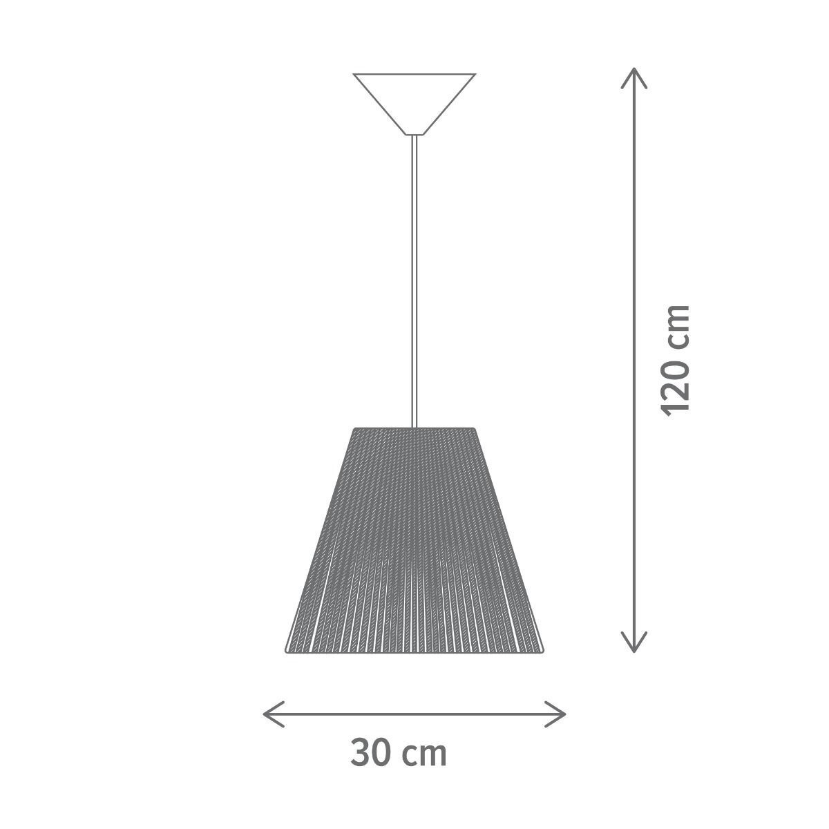 Pendul Organic SP1, E27, bej, negru, Klausen