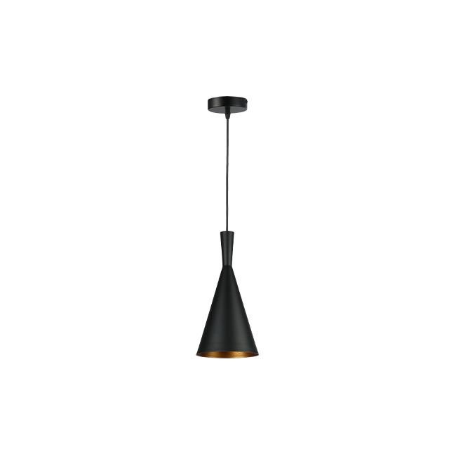 Pendul Pinio, 1xE27, negru+auriu, IP20, Masterled