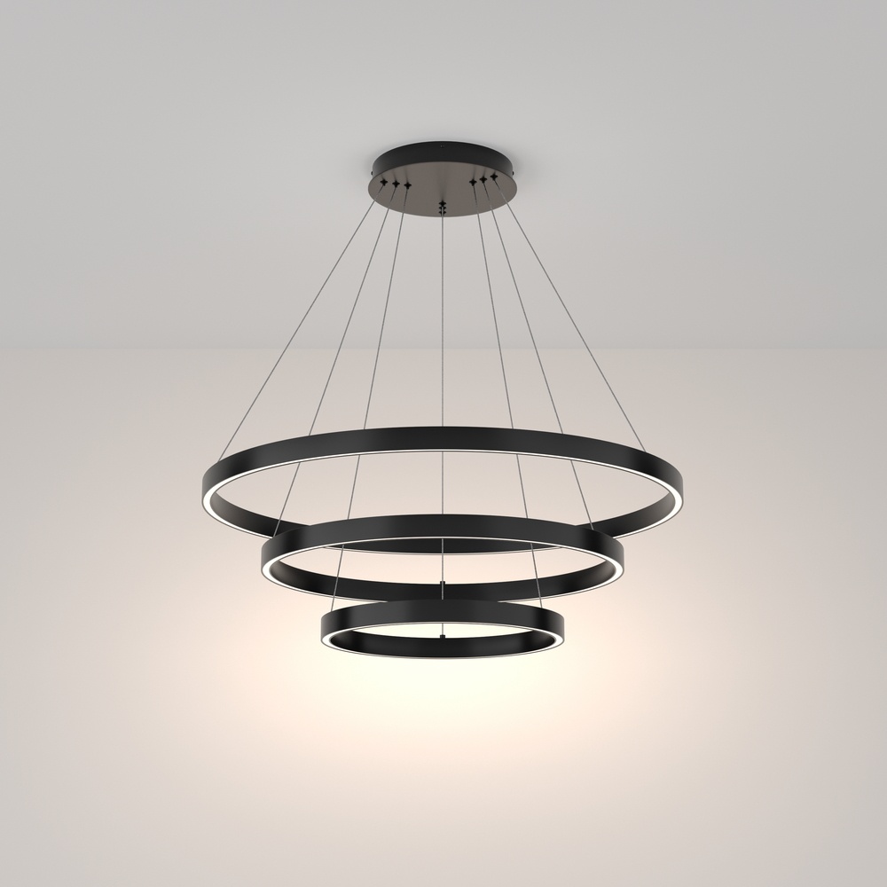 Pendul Rim, 115W, lumina neutra (4000K), negru, Maytoni - imagine 3