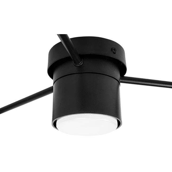 Plafoniera Guliver, 4xGX53, 85 cm, neagra, Masterled - 4 | YEO