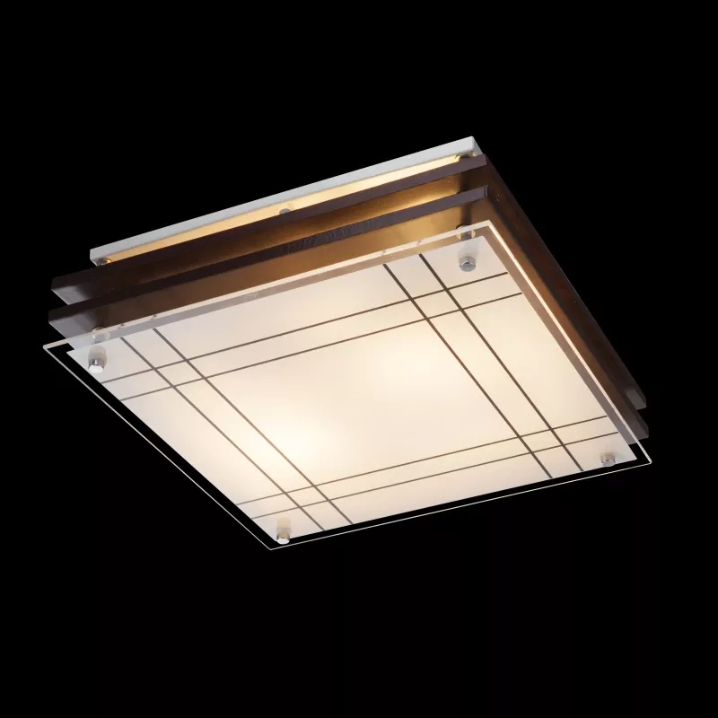 Plafoniera Kadavu, 1xE27, IP20, lemn/sticla, Globo Lighting - 1 | YEO